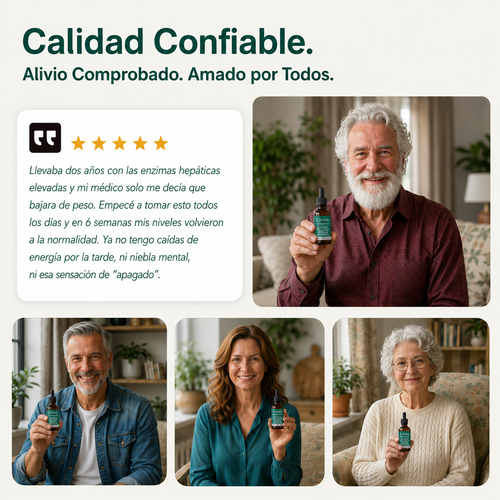 Livora - Soporte hepático completo para restaurar la energía y la vitalidad.